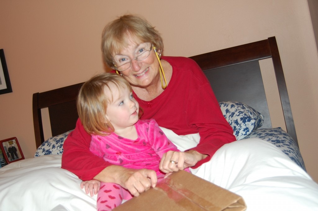 Cuddles with Oma